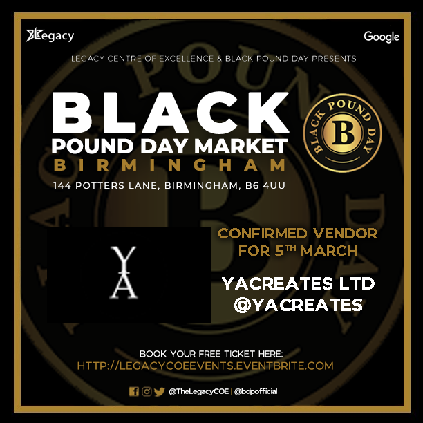 Black Pound Day Market Promo Graphic