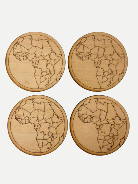 Africa Continent Coasters